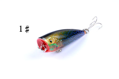 6X 6cm Popper Poppers Fishing Lure Lures Surface Tackle Fresh Saltwater