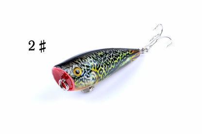 6X 6cm Popper Poppers Fishing Lure Lures Surface Tackle Fresh Saltwater