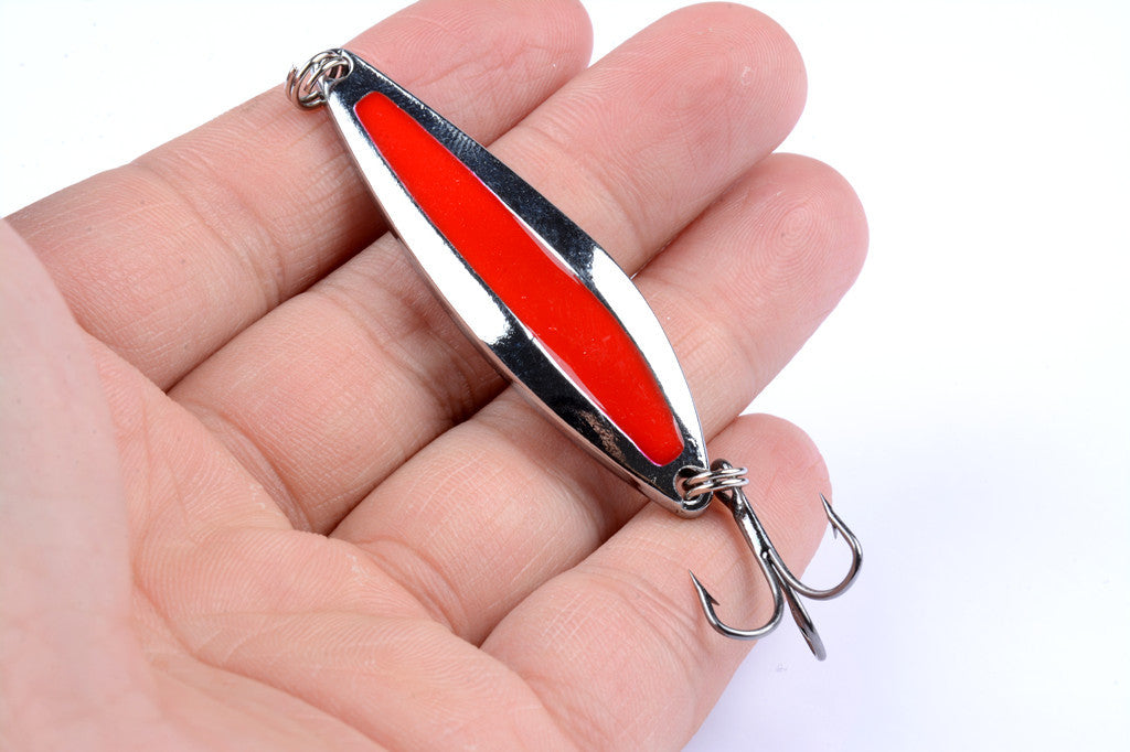 4x 10g Metal Spoon Fishing Hard Lure Spinner Spoon Baits