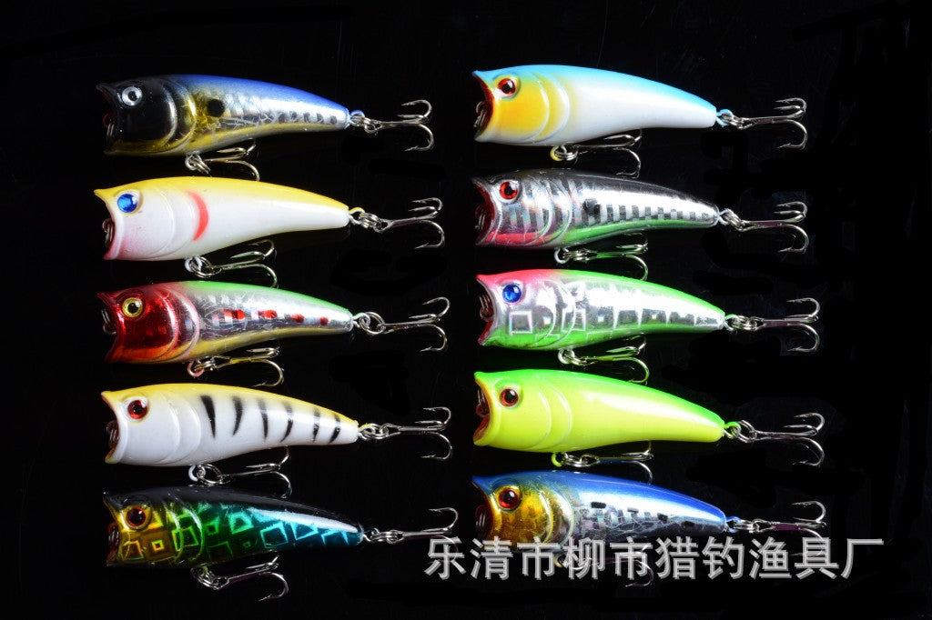 10X 6cm Popper Poppers Fishing Lure Lures Surface Tackle Saltwater