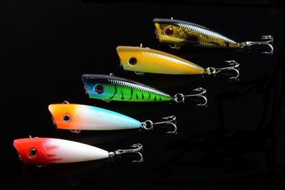 5X 6cm Popper Poppers Fishing Lure Lures Surface Tackle Fresh Saltwater