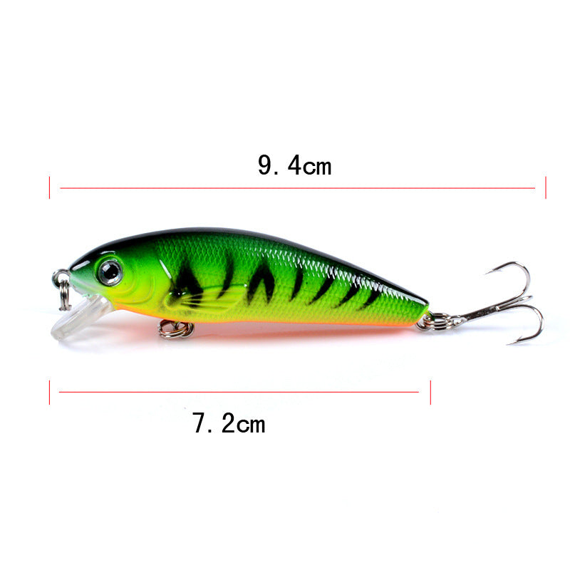 10x Popper Poppers 7.2cm Fishing Lure Lures Surface Tackle Fresh Saltwater