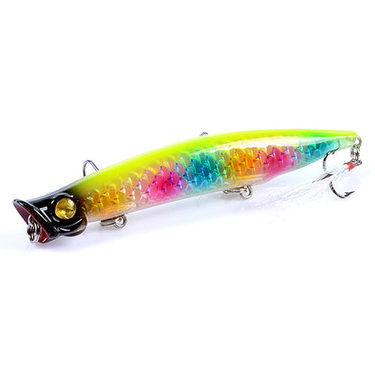 6x Popper Poppers 11.7cm Fishing Lure Lures Surface Tackle Fresh Saltwater