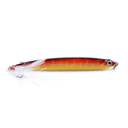 6x Popper Minnow 10cm Fishing Lure Lures Surface Tackle Fresh Saltwater