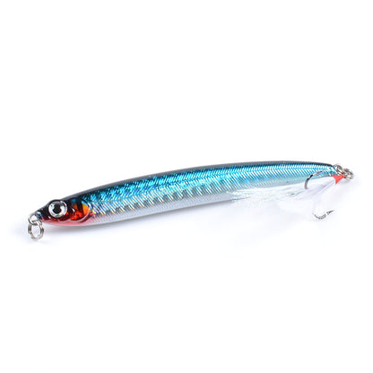 6x Popper Minnow 10cm Fishing Lure Lures Surface Tackle Fresh Saltwater