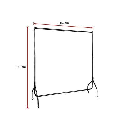 300LBS Heavy Duty Clothing Garment Rail Rack Hanger