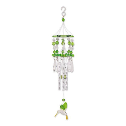 Songbird Valley Green Acrylic Hummingbird Windchimes