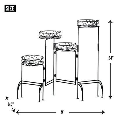 Summerfield Terrace Versatile Foldable 4-Level Plant Stand