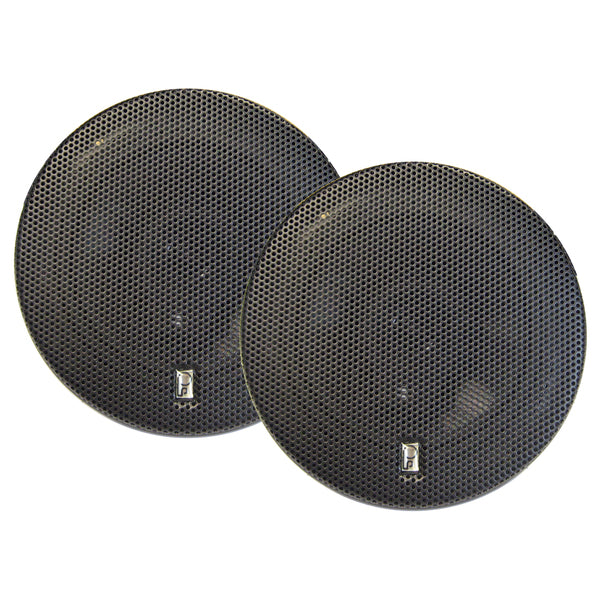 Poly-Planar MA-8506 6" 200 Watt Titanium Series Speakers - Black