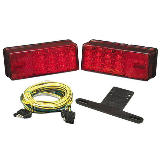 Wesbar 3" x 8" Waterproof LED Over 80" Trailer Light Kit