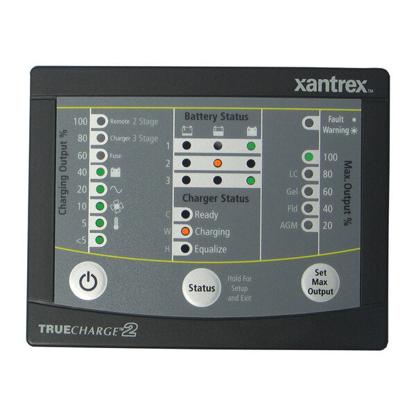 Xantrex TRUE<i>CHARGE</i>2 Remote Panel f/20 & 40 & 60 AMP (Only for 2nd generation of TC2 chargers)