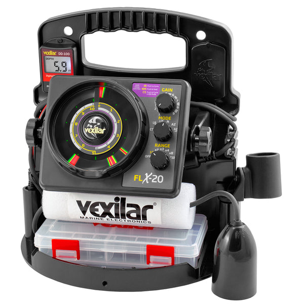 Vexilar FLX-20 Pro Pack II w/12 Ice Ducer &amp; DD-100