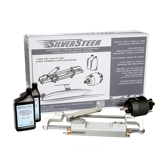 Uflex SilverSteer Universal Front Mount Outboard Hydraulic Tilt Steering System - 1500PSI V2