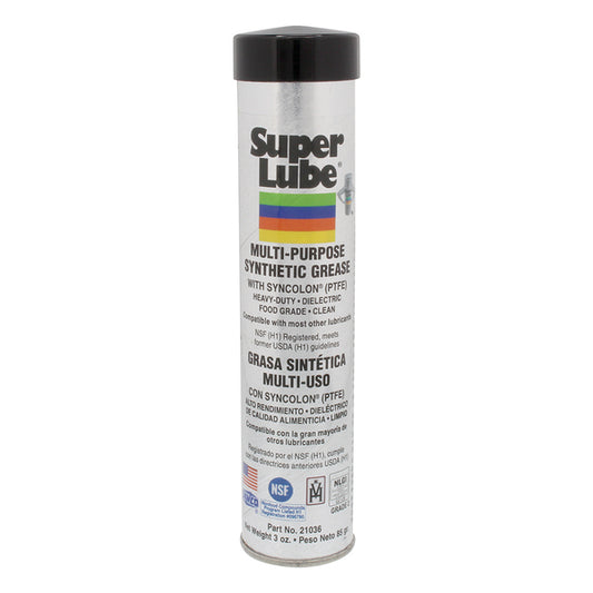 Super Lube Multi-Purpose Synthetic Grease w/Syncolon (PTFE) - 3oz Cartridge