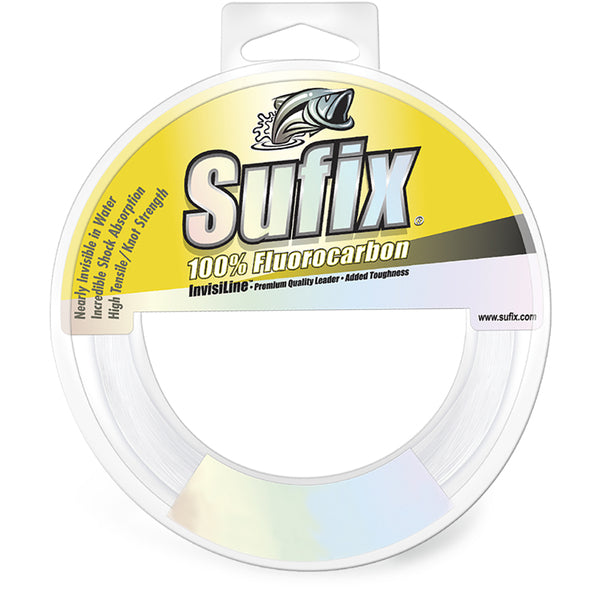 Sufix 100% Fluorocarbon Invisiline Leader - 60lb - 110yds