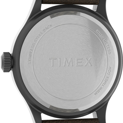 Timex Expedition Scout - Khaki Dial - Brown Leather Strap