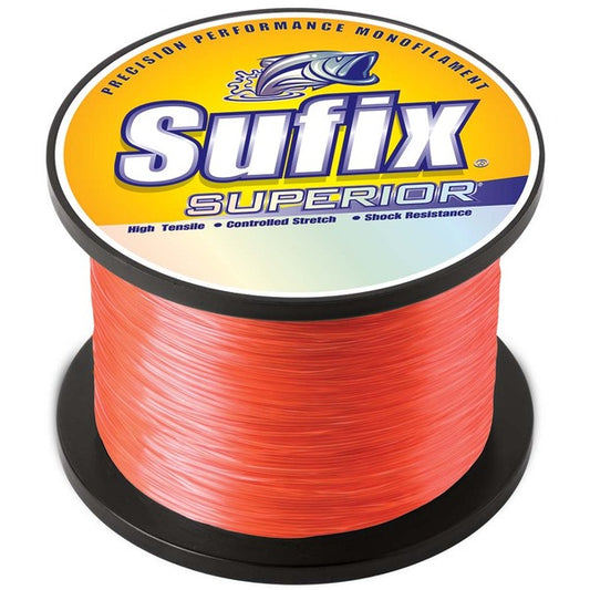 Sufix Superior Neon Fire Monofilament - 60lb - 1825 yds