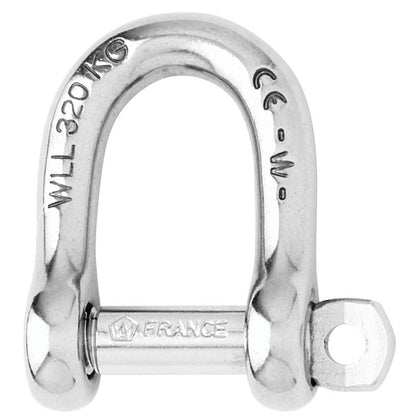 Wichard Self-Locking D Shackle - Diameter 4mm - 5/32"