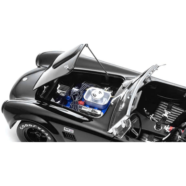 Shelby Cobra 427 S/C Black 1/18 Diecast Model Car by Kyosho