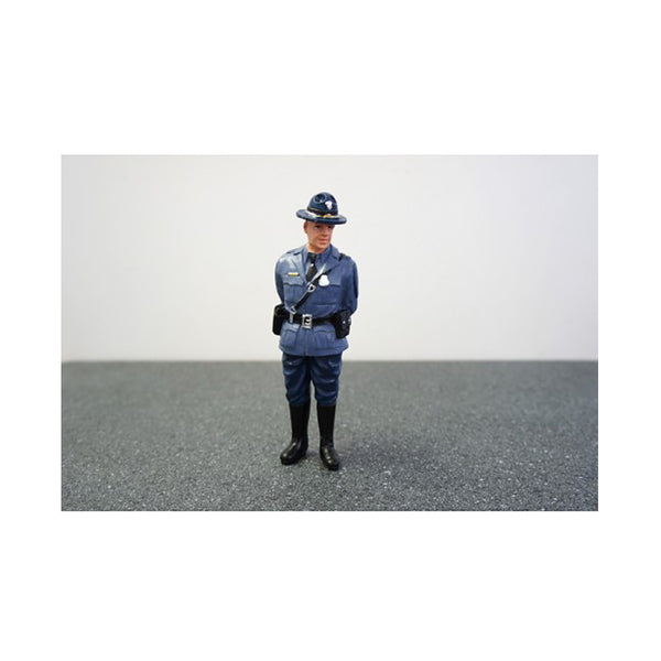 State Trooper Craig Figure For 1:24 Diecast Model Cars by American Diorama