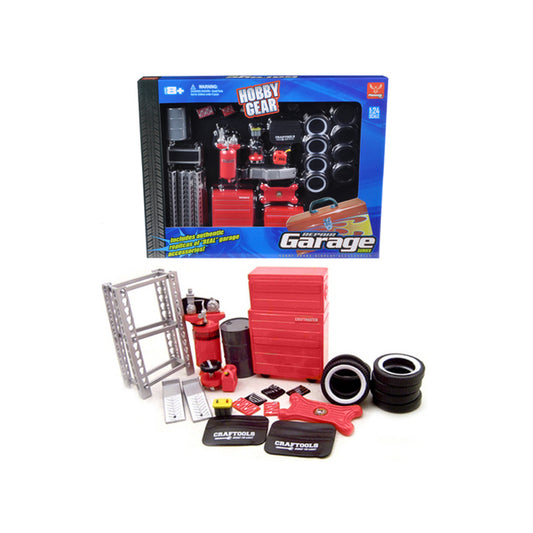 Repair Garage Accessories Tool Set for 1/24 Scale Models by Phoenix Toys