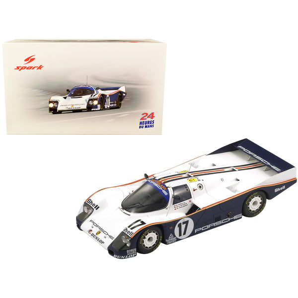 Porsche 962 C #17 Hans-Joachim Stuck - Derek Bell - Al Holbert "Rothmans Porsche" Winner 24 Hours of Le Mans (1987) 1/18 Model Car by Spark