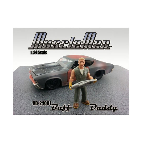 Musclemen Buff Daddy Figure For 1:24 Diecast Model Car by American Diorama