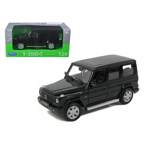 Mercedes Benz G Class Wagon Black 1/24-1/27 Diecast Model Car by Welly