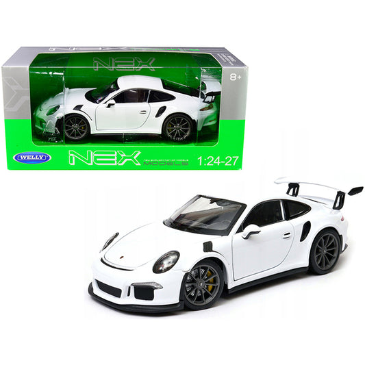 Porsche 911 GT3 RS White 1/24-1/27 Diecast Model Car by Welly