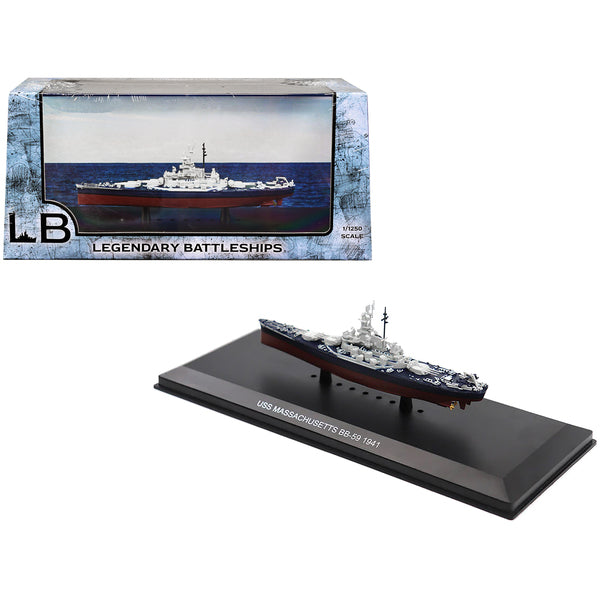 USS Massachusetts BB-59 Battleship (1941) 1/1250 Diecast Model by Legendary Battleships