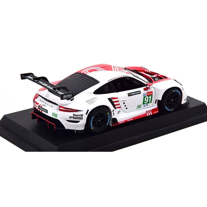 Porsche 911 RSR #91 Gianmaria Bruni - Richard Lietz - Frederic Makowiecki "Porsche GT Team" 24 Hours of Le Mans (2020) 1/24 Diecast Model Car by Bburago