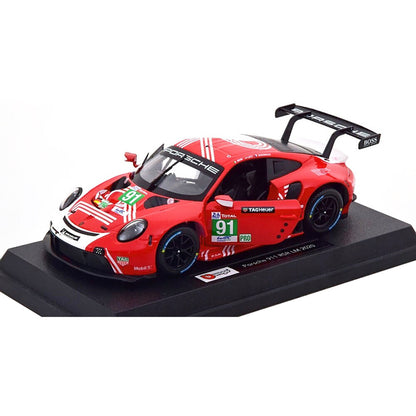 Porsche 911 RSR #91 Gianmaria Bruni - Richard Lietz - Frederic Makowiecki "Porsche GT Team" 24 Hours of Le Mans (2020) 1/24 Diecast Model Car by Bburago