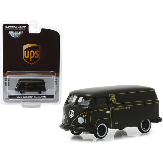 Volkswagen Panel Van Dark Brown "United Parcel Service" (UPS) "Hobby Exclusive" 1/64 Diecast Model Car by Greenlight