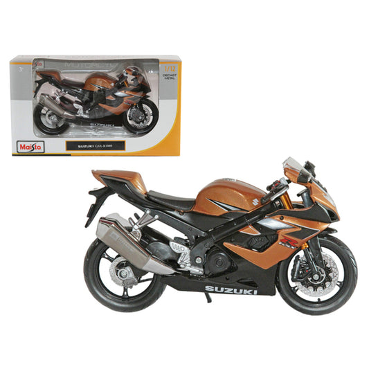 Suzuki GSX R1000 Bronze 1/12 Diecast Motorcycle Model by Maisto