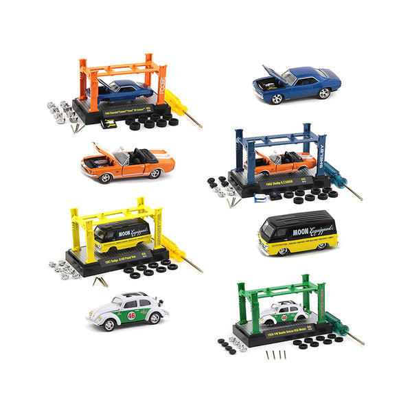 Model Kit 4 piece Car Set Release 35 Limited Edition to 7500 pieces Worldwide 1/64 Diecast Model Cars by M2 Machines