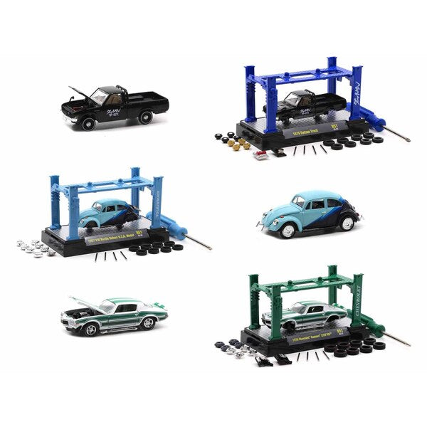 Model Kit 3 piece Car Set Release 51 Limited Edition to 9750 pieces Worldwide 1/64 Diecast Model Cars by M2 Machines