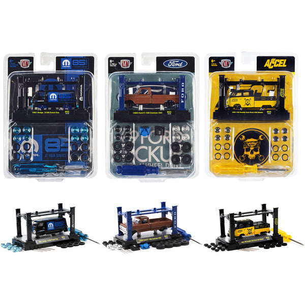 Model Kit 3 piece Car Set Release 52 Limited Edition to 9750 pieces Worldwide 1/64 Diecast Model Cars by M2 Machines