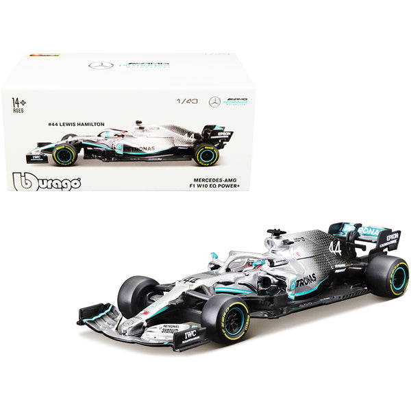 Mercedes-AMG F1 W10 EQ Power+ #44 Lewis Hamilton Formula One F1 Car 1/43 Diecast Model Car by Bburago