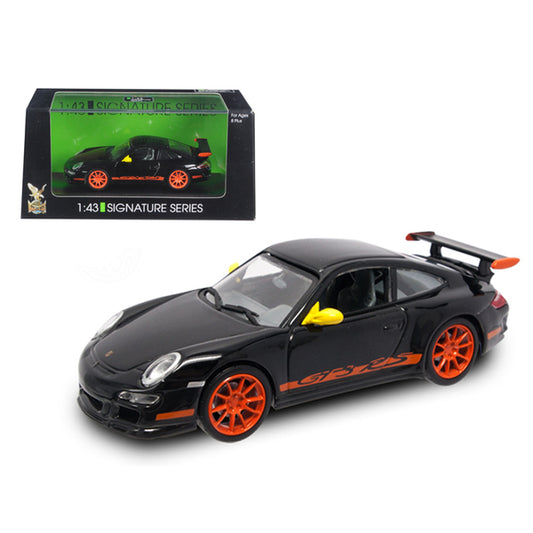 Porsche 911 997 GT3 RS Black 1/43 Diecast Model Car by Road Signature