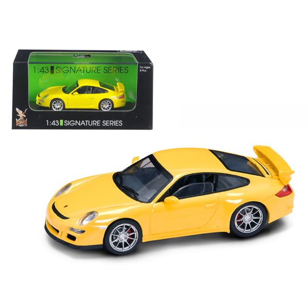 Porsche 911 997 GT3 Yellow Signature Series 1/43 Diecast Model Car by Road Signature