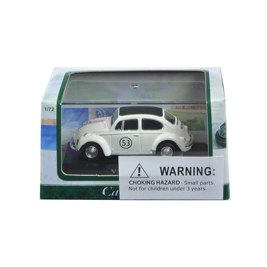 Volkswagen Beetle #53 in Display Case 1/72 Diecast Model Car by Cararama