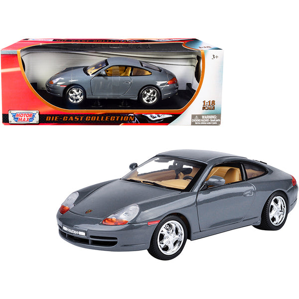 Porsche Carrera 911 Dark Gray Metallic 1/18 Diecast Model Car by Motormax