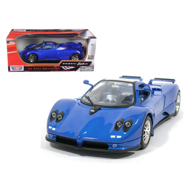 Pagani Zonda C12 Blue 1/18 Diecast Model Car by Motormax