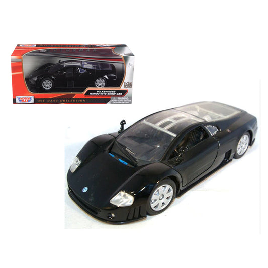 Volkswagen Nardo W12 Show Car Black 1/24 Diecast Model Car by Motormax