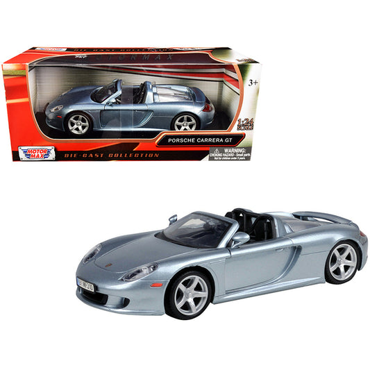 Porsche Carrera GT Gray 1/24 Diecast Model Car by Motormax