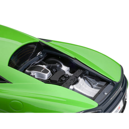 Mclaren 570S Mantis Green with Black Wheels 1/18 Model Car by Autoart