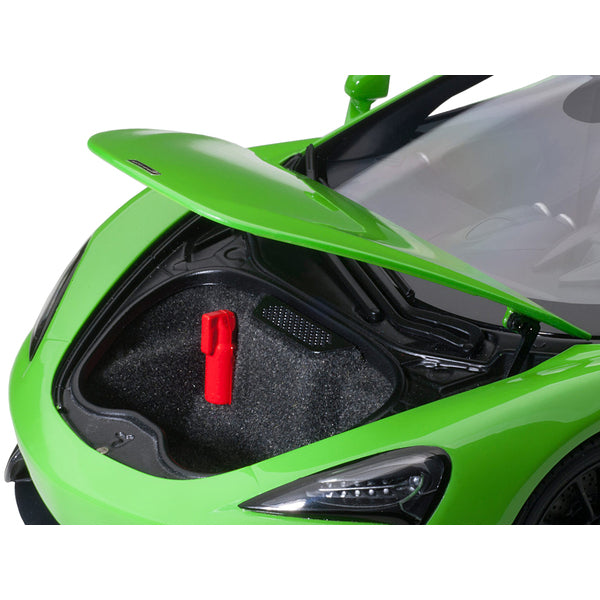 Mclaren 570S Mantis Green with Black Wheels 1/18 Model Car by Autoart