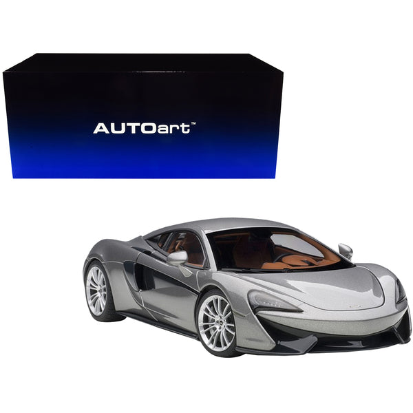 Mclaren 570S Blade Silver 1/18 Model Car by Autoart