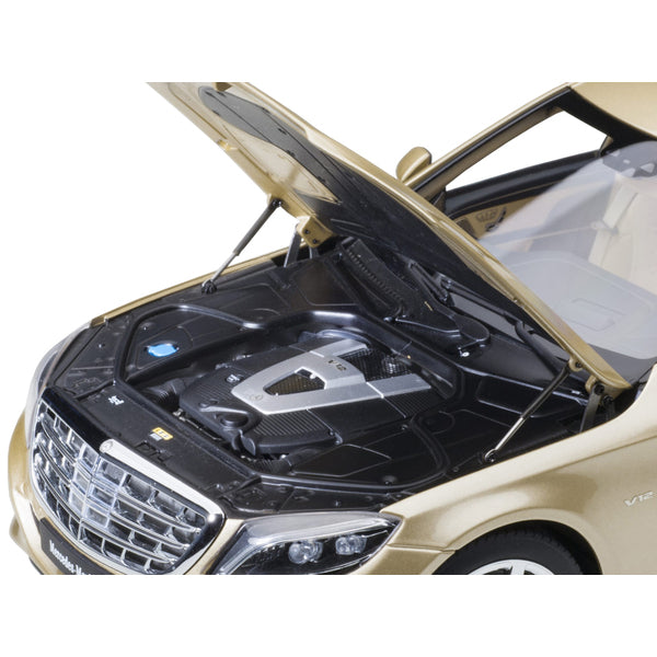 Mercedes Maybach S 600 Pullman Gold 1/18 Model Car by Autoart