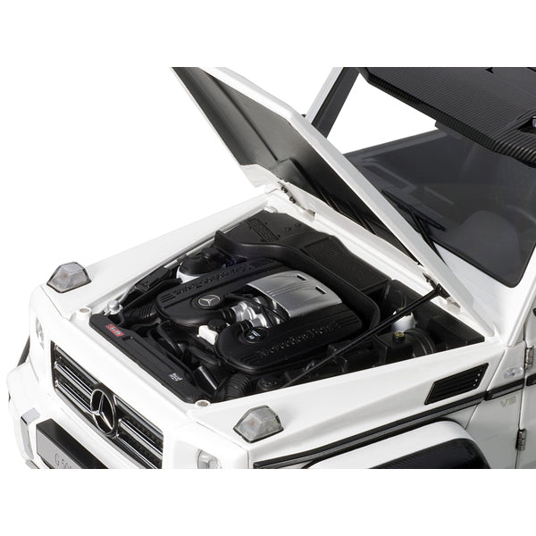 Mercedes Benz G500 4X4 2 Gloss White 1/18 Model Car by Autoart